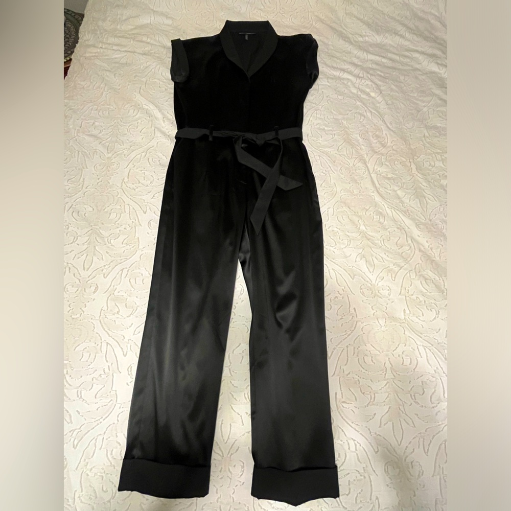 White House Black Market satin jumpsuit